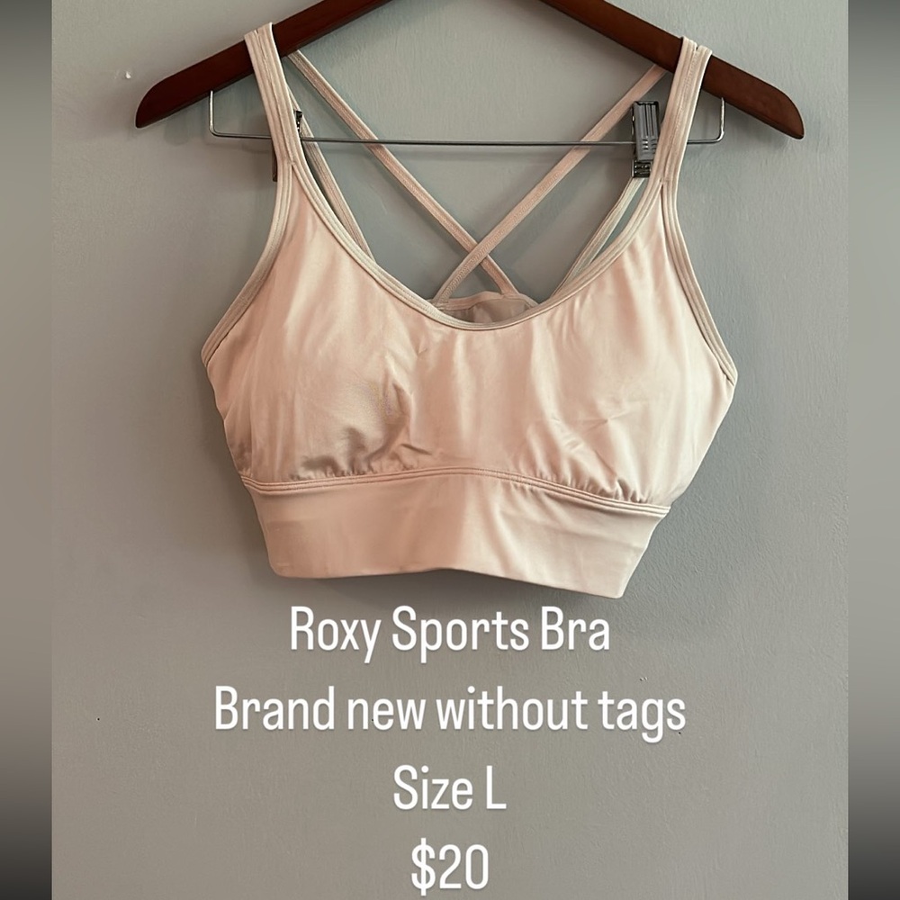 Roxy Sports Bra-Light Pink